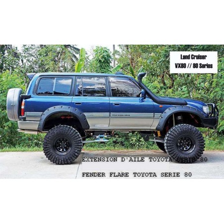 SET 4 LODERAS (FENDERS FLARES)  PARA Toyota land cruiser serie 80