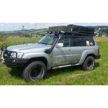 Pare choc- Bullbar - Porte treuil avant F4x4 Nissan Patrol GU4