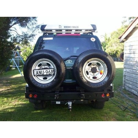 Pare choc double porte roue Toyota Land cruiser 80 series