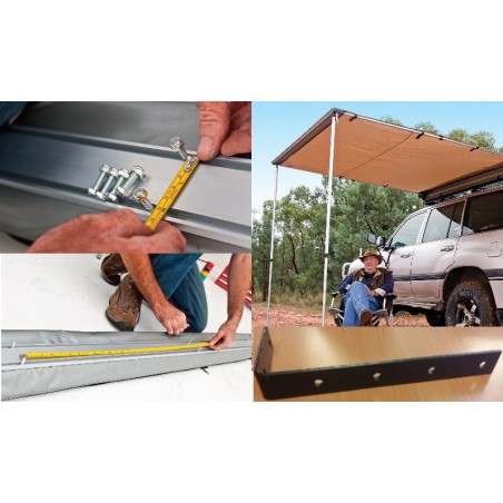 Kalahari rollable awning 2.5 x 2 m