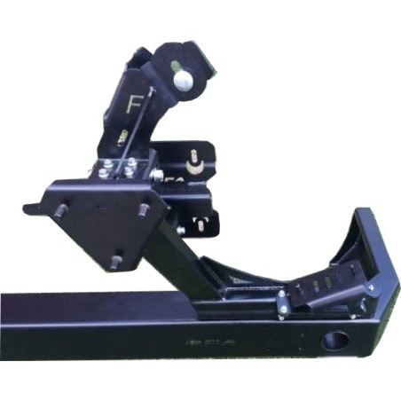 Fixation du cric hi-lift dédié au montage sur nos porte roues .