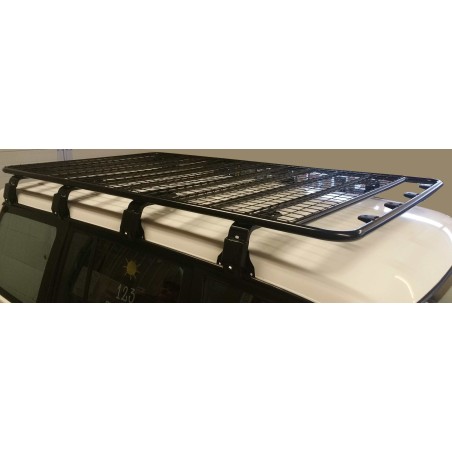 Galerie de toit en acier pour véhicule équipé de gouttière