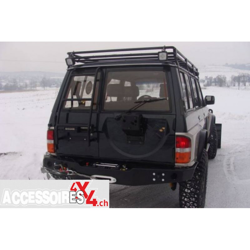 roof rack without mesh nissan patrol y60 long version