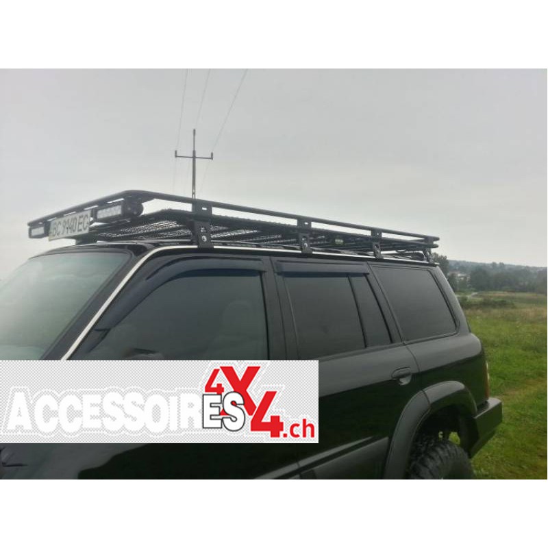 Roof rack with mesh Nissan Patrol Y61 Long version ACCESSOIRES4X4.CH