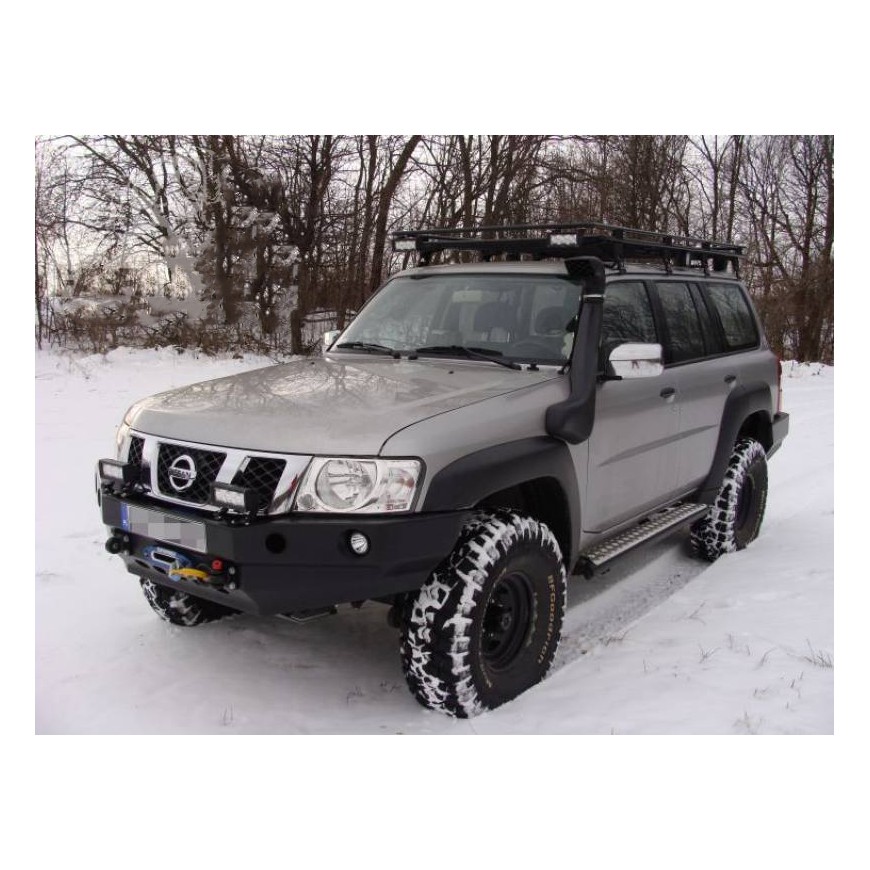 Roof rack without mesh Nissan Patrol Y61 Long version - ACCESSOIRES4X4.CH