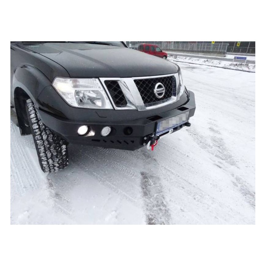 Front bumper without bullbar Nissan Navara D40 10-14