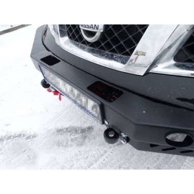 Front bumper without bullbar Nissan Navara D40 10-14