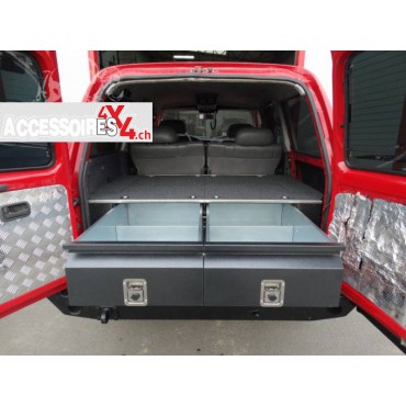 Rangement avec tiroir pour Nissan Patrol Y61 GU4