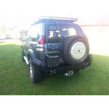 Parachoques trasero para versión toyota land cruiser j80 89-98