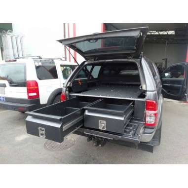 Lagerung mit Schublade für Nissan Patrol Y61 GU4