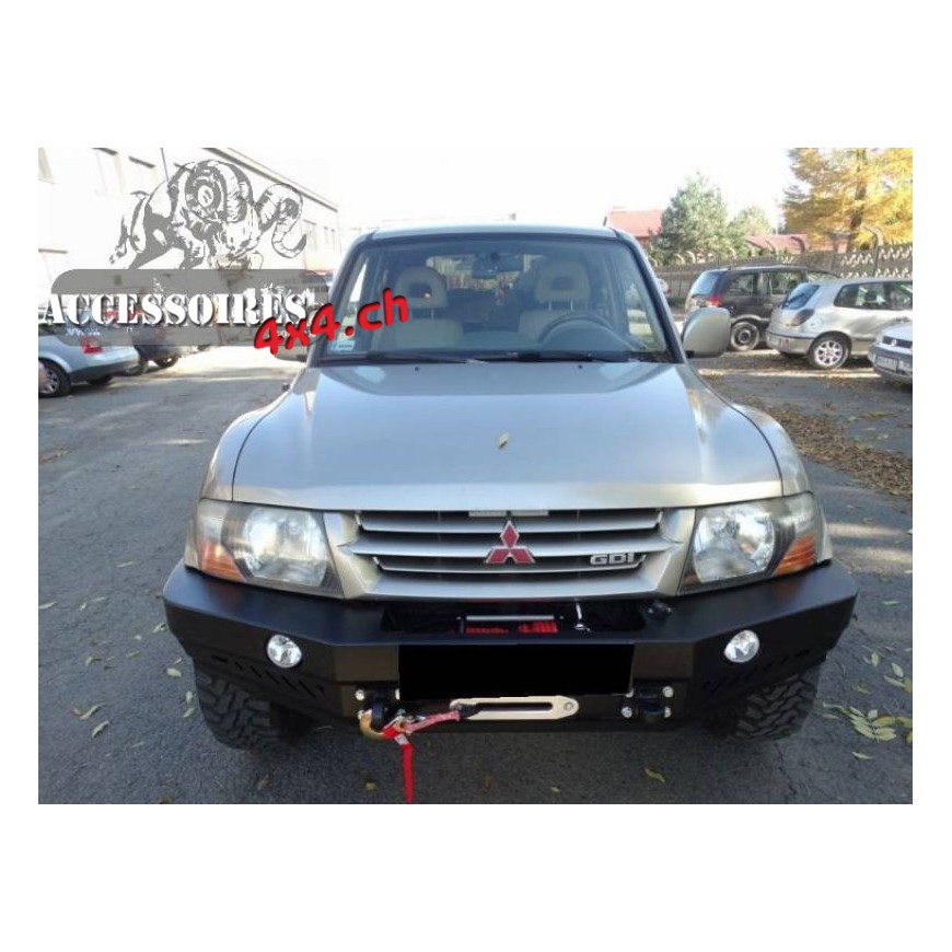 Front bumper without bullbar MITSUBISHI PAJERO III 99 06 