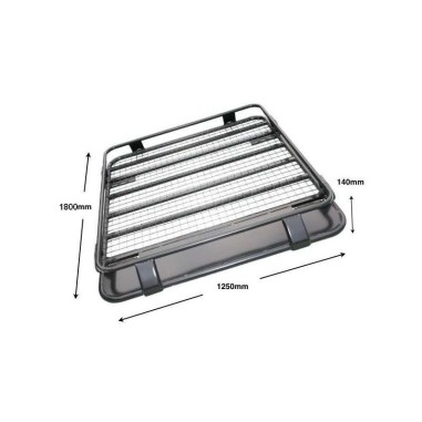 RACK ACERO TECHO 180 cm sin sistema de fijación