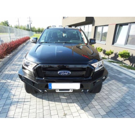 Front bumper without bullbar MITSUBISHI PAJERO IV 2015