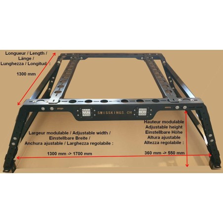 Bed Rack  Swisskings modular pickup truck body