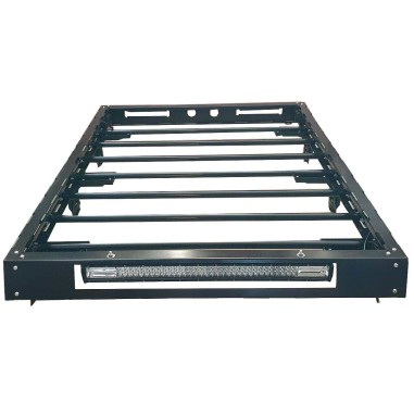 Galerie de toit en acier pour véhicule équipé de gouttière