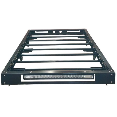 Galerie de toit en acier pour véhicule équipé de gouttière