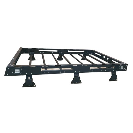 Galerie de toit en acier pour véhicule équipé de gouttière