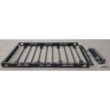 STEEL ROOF RACK 220 cm  (assemblee model) - Led included