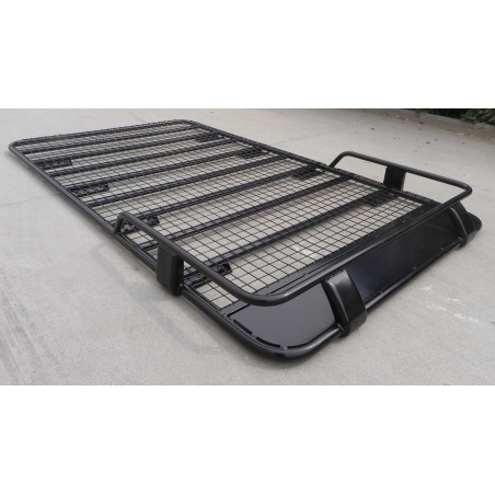 Galerie de toit acier avec rebord avant spéciale tente de toit