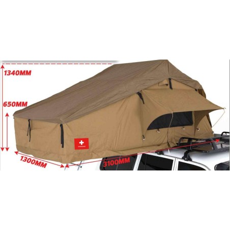 tente de toit version luxe Kalahari