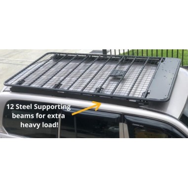 STEEL ROOF RACK flat Toyota J100 220 cm