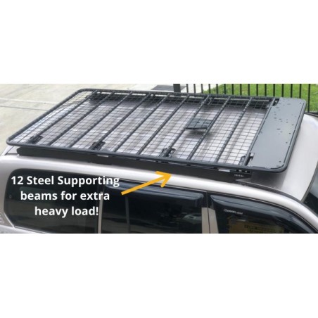 CANASTA DE TECHO PORTAEQUIPAJE  ACERO Toyota J100 flat 220 cm