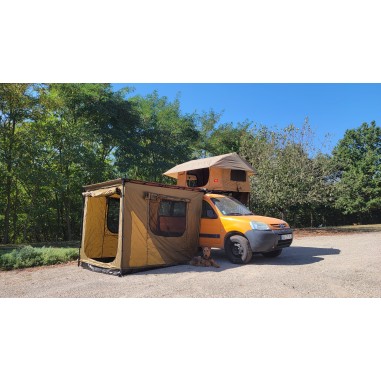 AUVENT +  TENTE SUR AUVENT ENROULABLE KALAHARI 2.5 X 2M