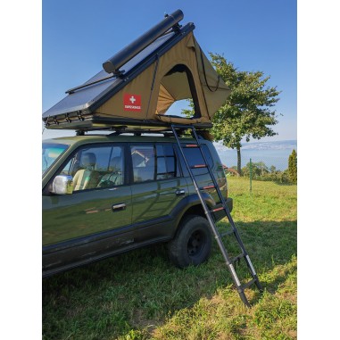 Tente de toit en aluminium Taiga 145 x 210 cm