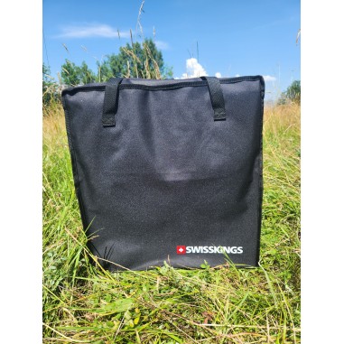 Fauteuil de camping style directeur avec tablette et sac isotherm