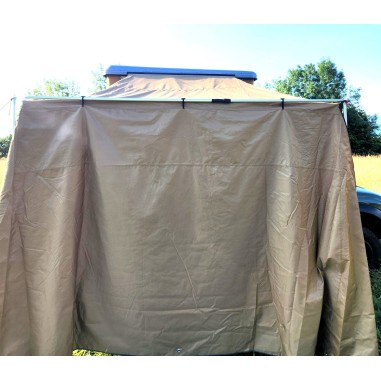 Tundra hard shell roof tent 160 x 210 cm With hatch for hose