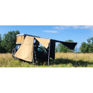 Guscio Duro Tenda da Tetto Tundra 160 x 210 cm CON portello per il tubo