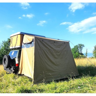 Guscio Duro Tenda da Tetto Tundra 160 x 210 cm CON portello per il tubo