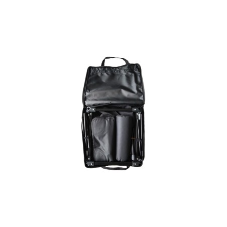 Chaisse pliante taille basse + Repose pieds pliant