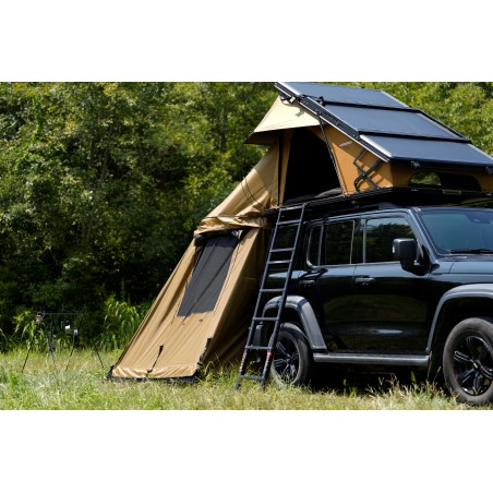 Carpa de techo aluminium Taiga 145 x 210 cm (modelo 2024) en verde caqui