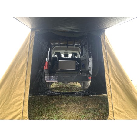 Carpa de techo aluminium Taiga 145 x 210 cm (modelo 2024) en verde caqui