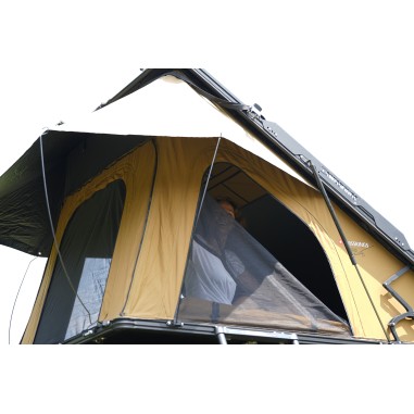 Tente de toit en aluminium Taiga 145 x 210 cm