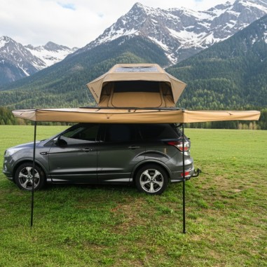 Tenda da doccia per barre o portapacchi - Swisskings 90 cm - con copertura antipioggia