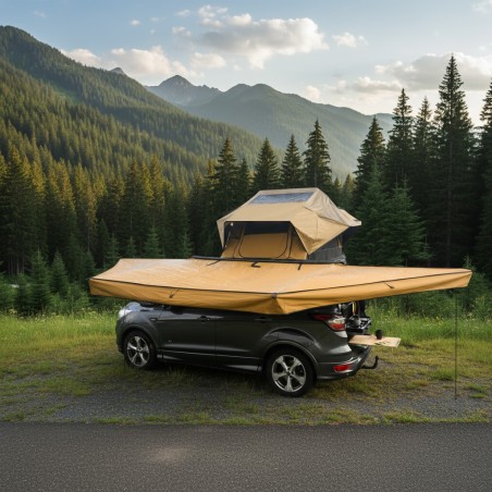 Shower tent for roof bars or roof rack - Swisskings 90 cm - with rain cover