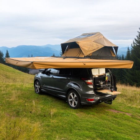 Shower tent for roof bars or roof rack - Swisskings 90 cm - with rain cover