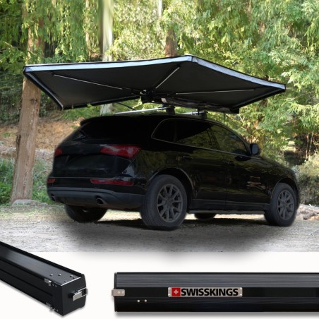 Toldo de Carbono 2M Swisskings Batwing con Apertura de 270 Grados (Versión Derecha)