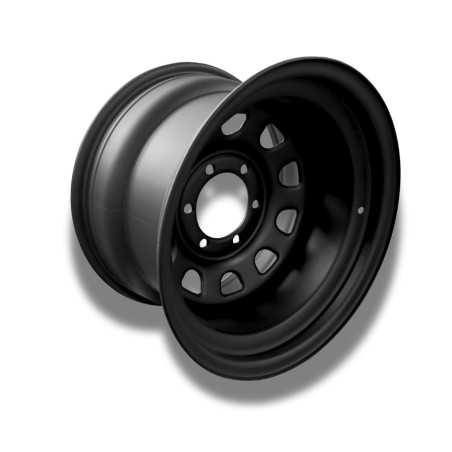 Dim.: 10 x 16 | P.C.D: 6 / 139.7 | Offset: -44 | CB: 110 | Modello: D-windows| Colore: nera opaca