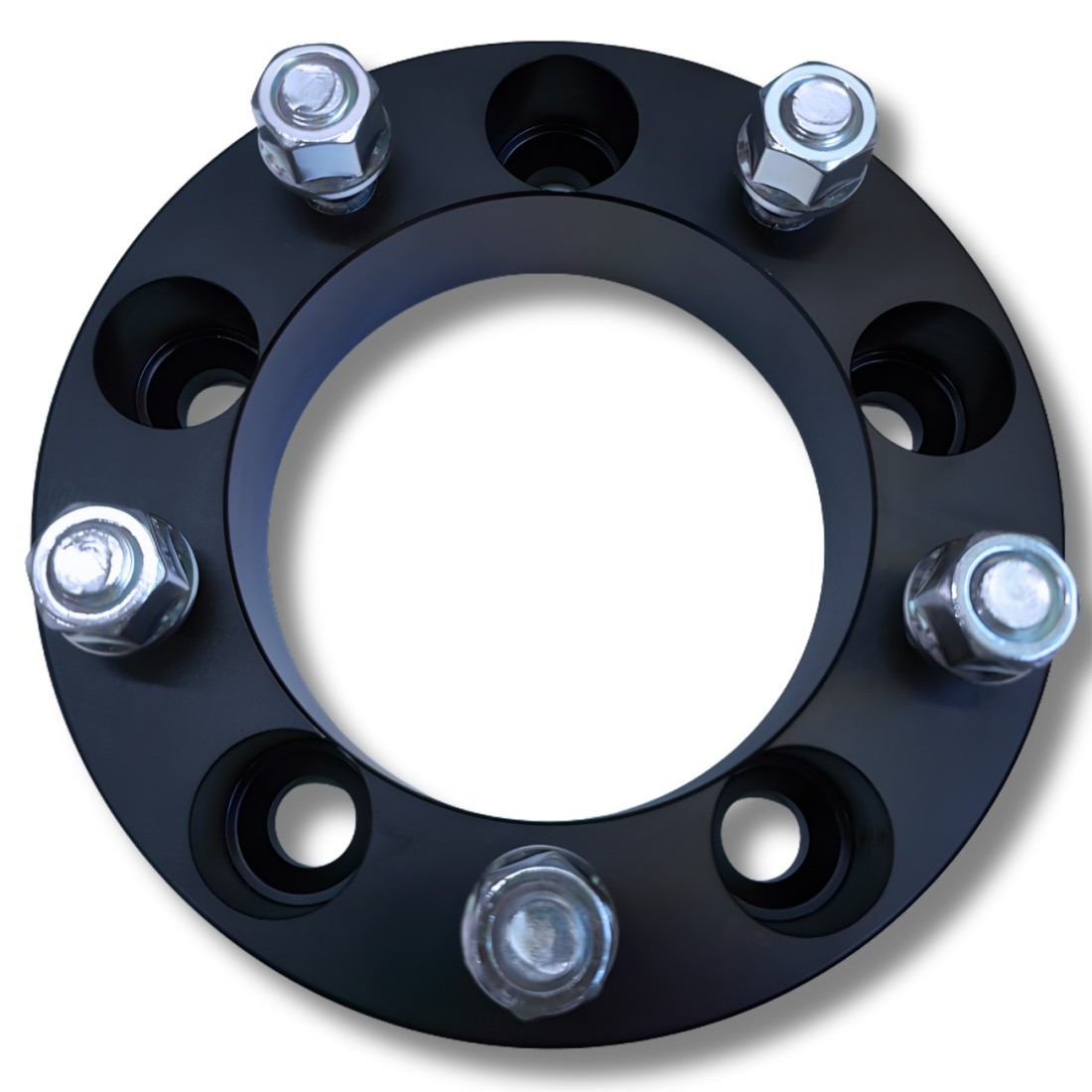 thumbnail image 2 of Customadeonly 38mm Hub Centric Wheel Spacers – 5x5.5 (5x139.7) Forged T6 Aluminum, 1.5 Inch, 9/16 Studs (Set Of 4) 2 of 4