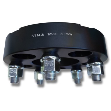 5 x 114.3 Aluminum wheel spacer 30 mm (5 x 4.5" 1/2 nuts)