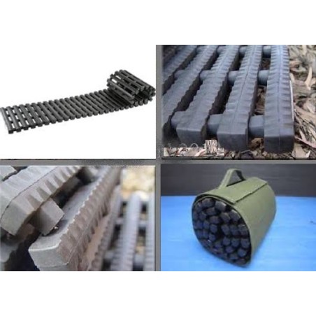 Plaque à sable en caoutchouc 120 x 30 cm 