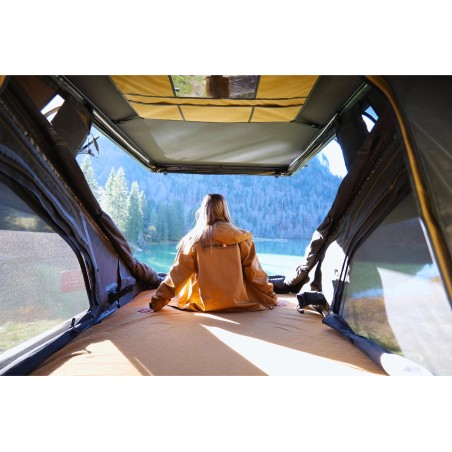 Taiga Z Series Aluminum Rooftop Tent with Pop-Up Roof – 145 x 215 cm