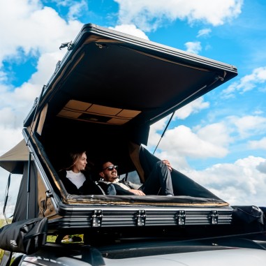 Tente de toit en aluminium Taiga serie Z toit relevable- 145 x 215 cm