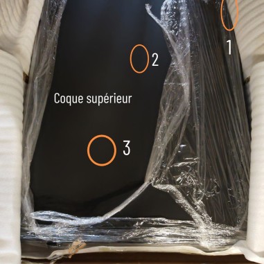 copy of copy of Taiga hard shell aluminium 145 x 210 cm thickness 13 cm - 145 x 210 cm