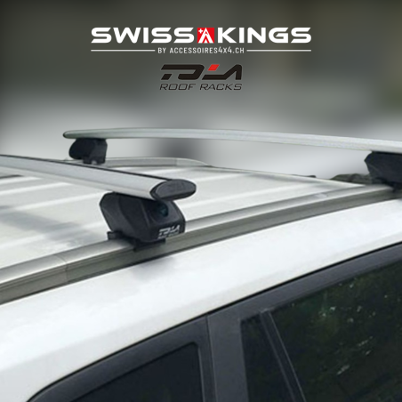 Universal roof bars for flush rail