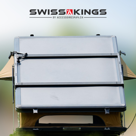 Dachträger 145 cm für Aluminium-Dachzelt Taiga Dicke 22 cm