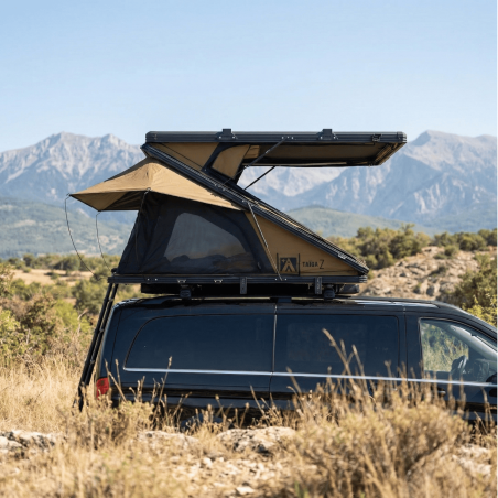 Tienda de techo de aluminio Taiga Serie Z con techo elevable – 145 x 215 cm